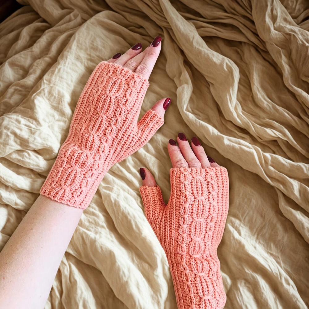 Chain Mitts Crochet Pattern