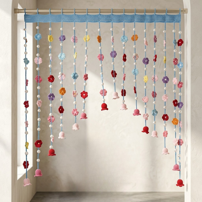 Floral Crochet Curtain Pattern