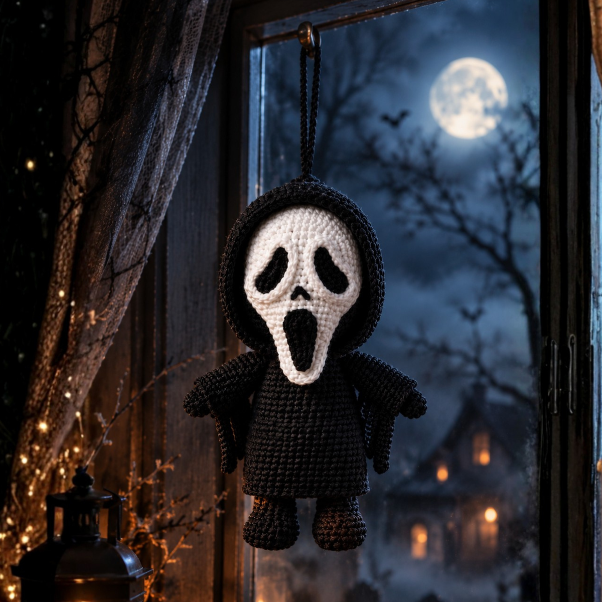 Ghostface crochet pattern