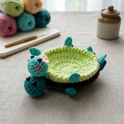 Turtle Coaster Crochet Pattern