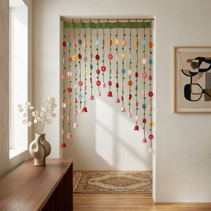 Floral Crochet Curtain Pattern