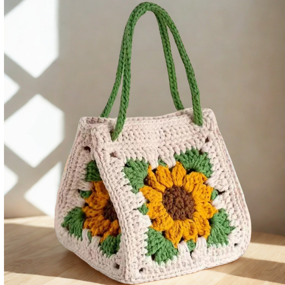 Sunflower Crochet Bag Pattern