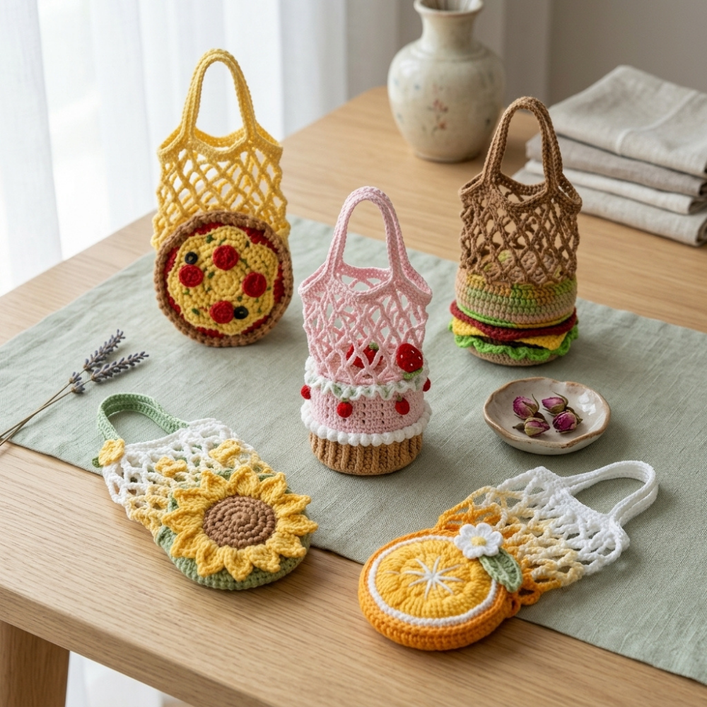 Combo 10 Water Bottle Crochet Pattern