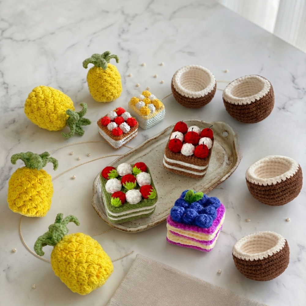 3in1 Sweet Handmade Crochet Pattern