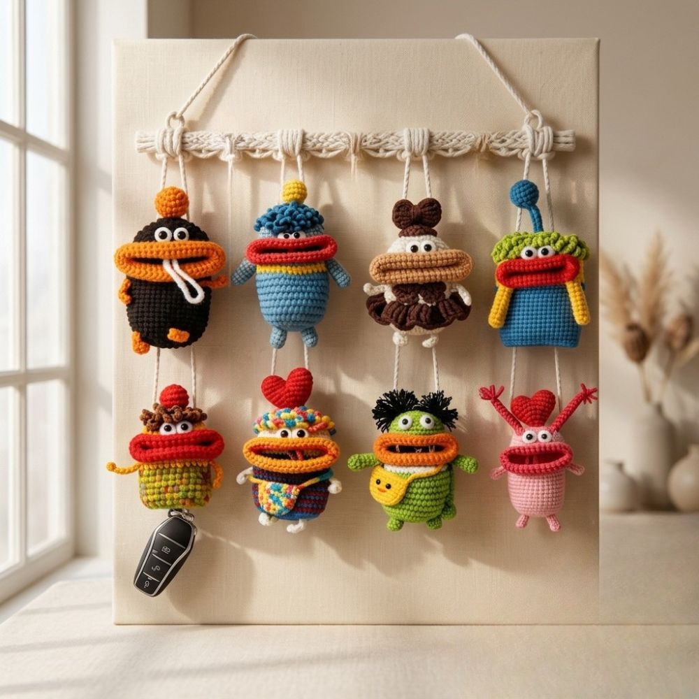9 in 1 Monster Gang Amigurumi Crochet Pattern