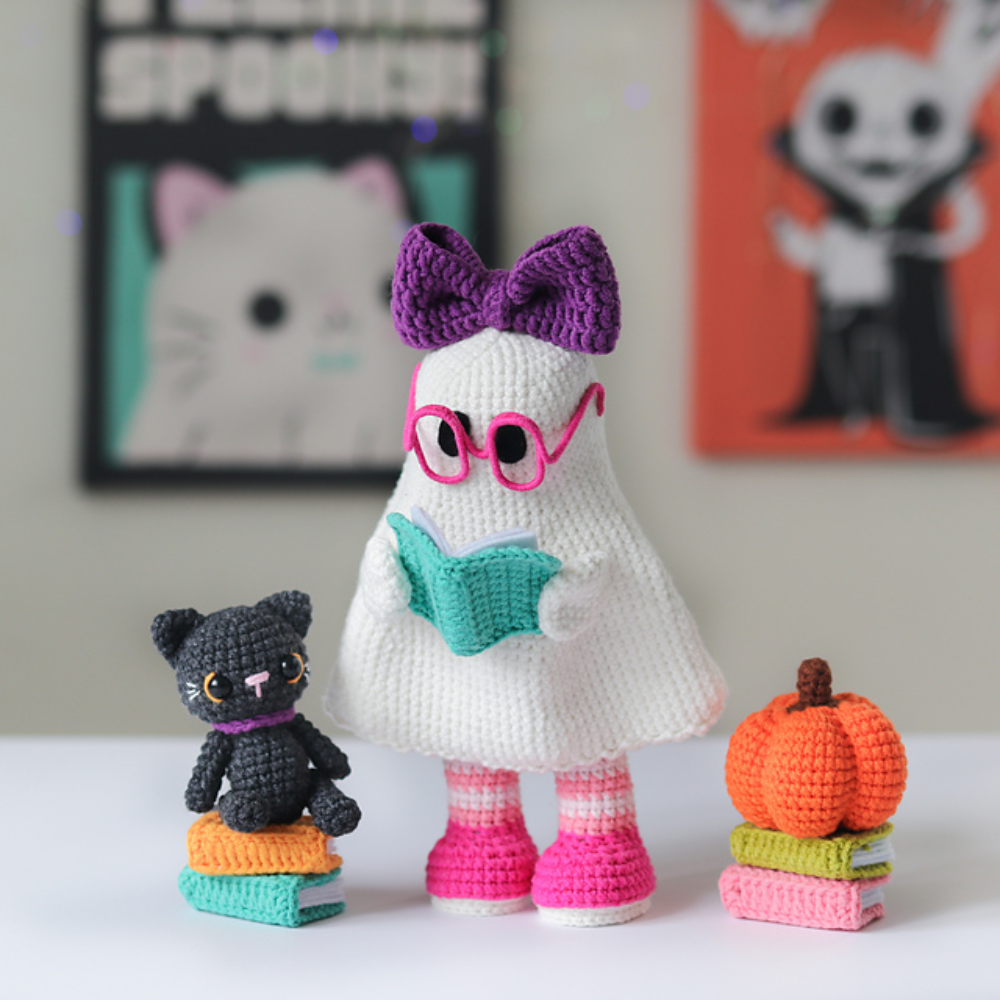 Pumpkin Witch Gosts Crochet Pattern