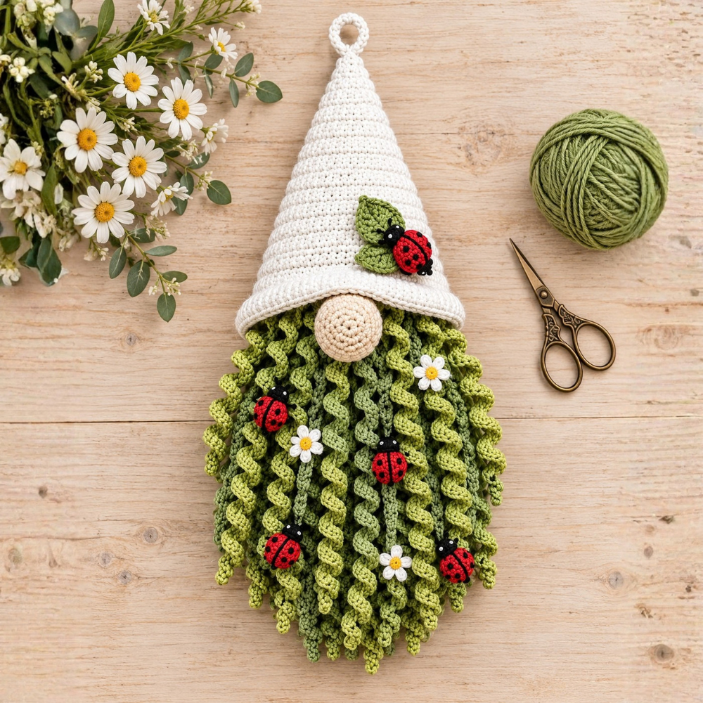 Crochet Christmas Tree Gnome Pattern