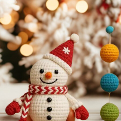 Amigurumi Snowman Crochet Pattern