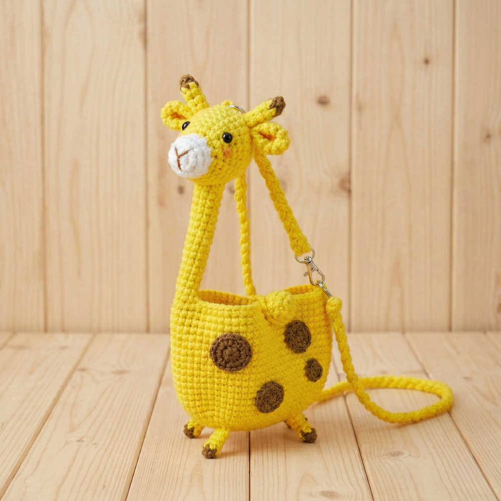 2-in-1 Combo - Adorable Giraffe Design Crochet Patterns