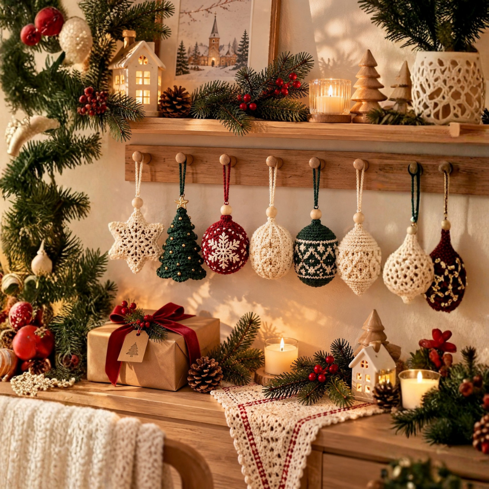 Christmas Crochet Ornament Pattern Bundle