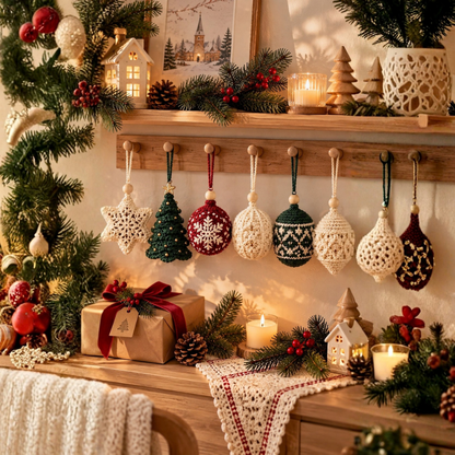 Christmas Crochet Ornament Pattern Bundle