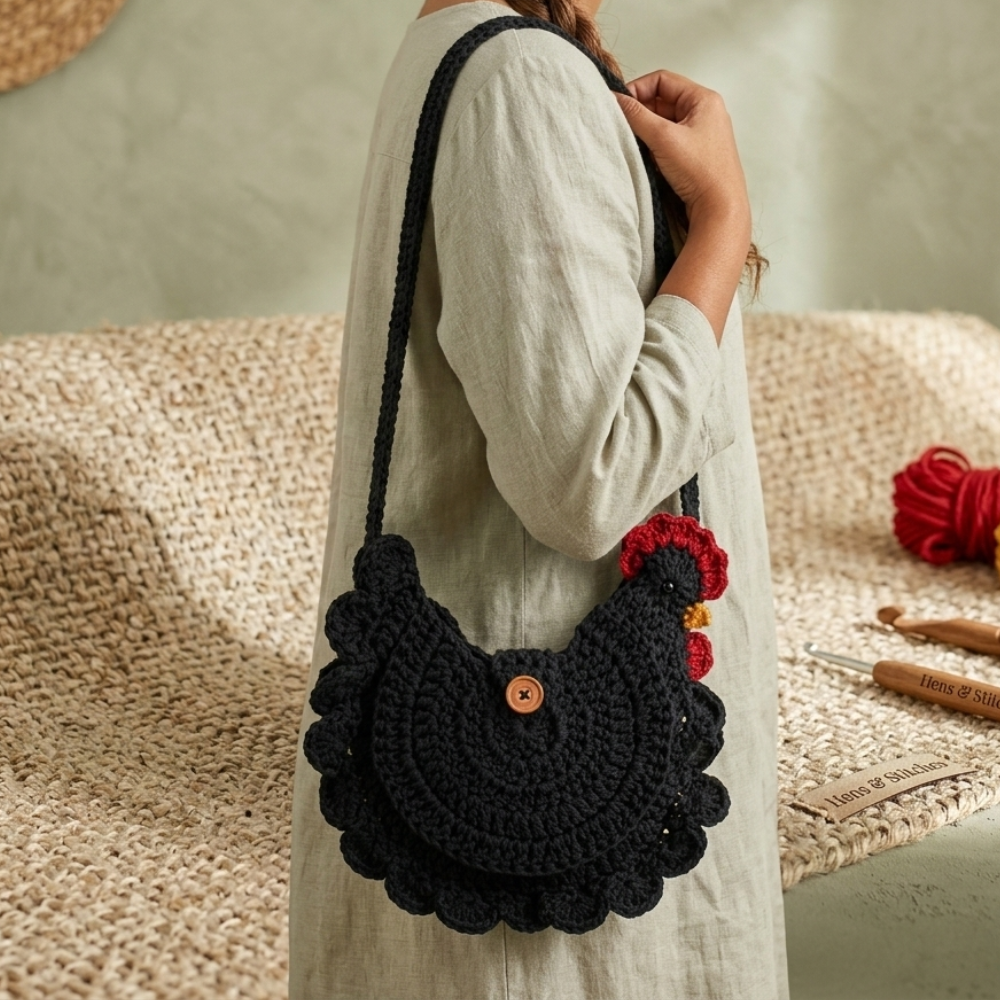 Chicken Bag Crochet Pattern