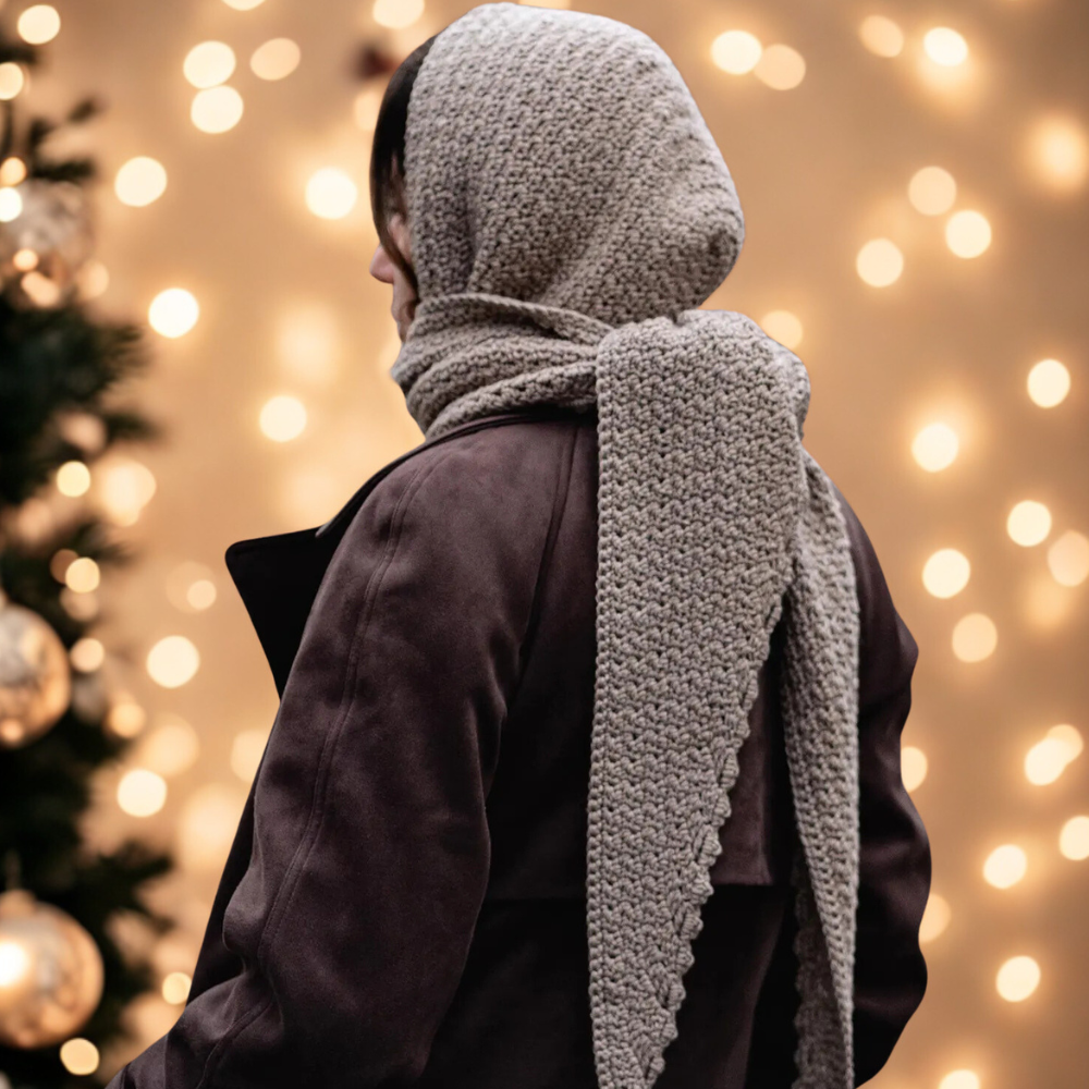 Hooded Scarf Crochet Pattern