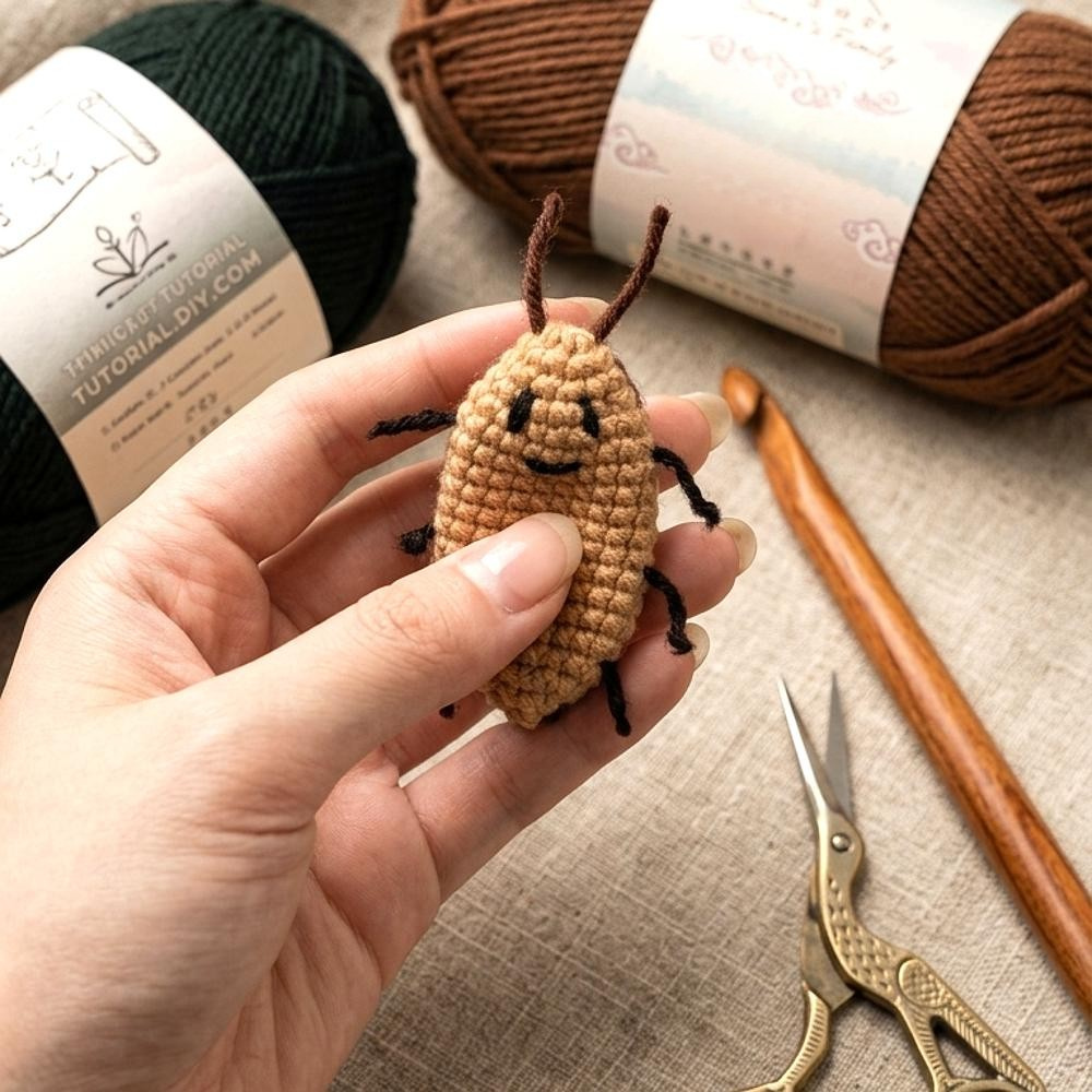 Cockroach Crochet Pattern