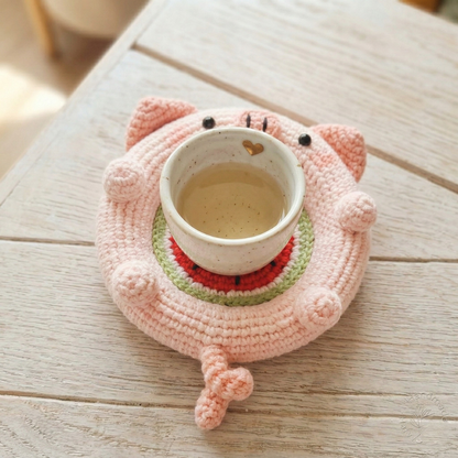 Cute Animal Fruit Coaster Crochet Pattern