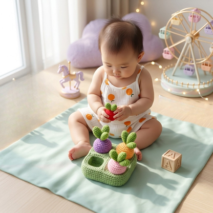 3 in 1 Carrot Pulling Toy for KidsCrochet Pattern