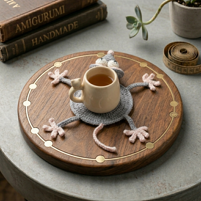 Mouse Coaster Crochet Pattern