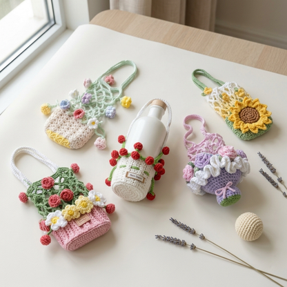 Combo 10 Water Bottle Crochet Pattern