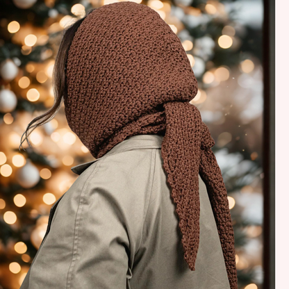 Winter Set Cozy Hooded Scarf Crochet Pattern