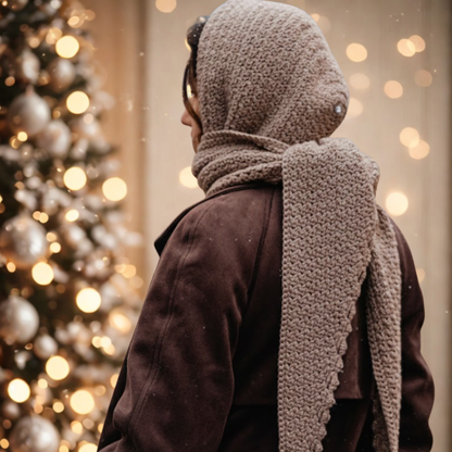 Hooded Scarf Crochet Pattern