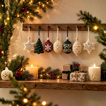 Christmas Crochet Ornament Pattern Bundle