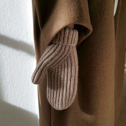 Classic Ribbed Mittens KNITTING PATTERN
