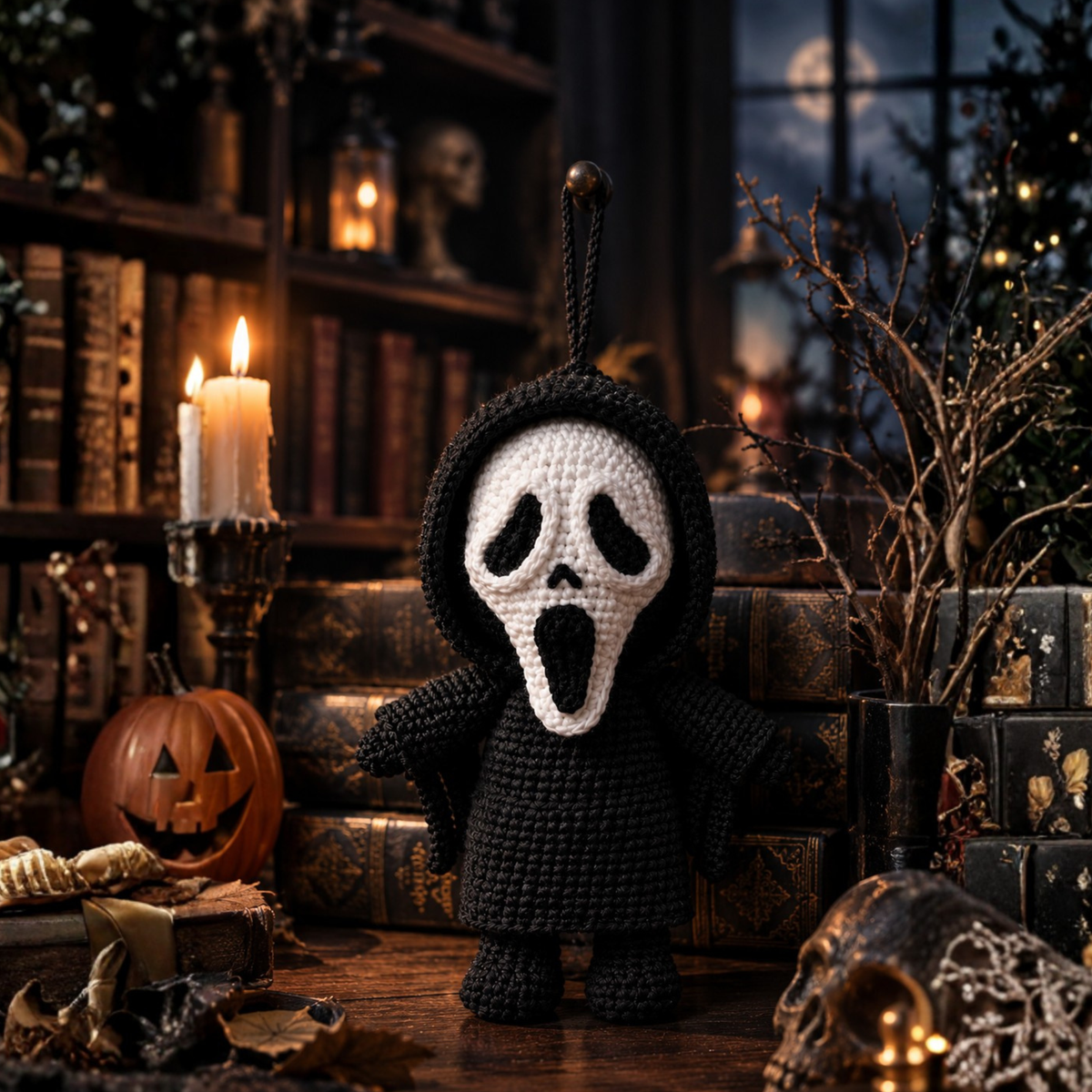 Ghostface crochet pattern