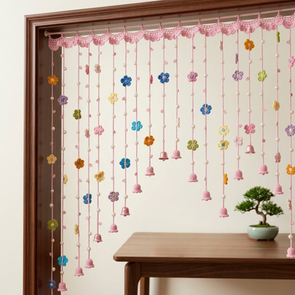 Floral Bags & Curtain Decor Crochet Pattern