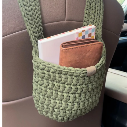 Crochet Car Basket Pattern