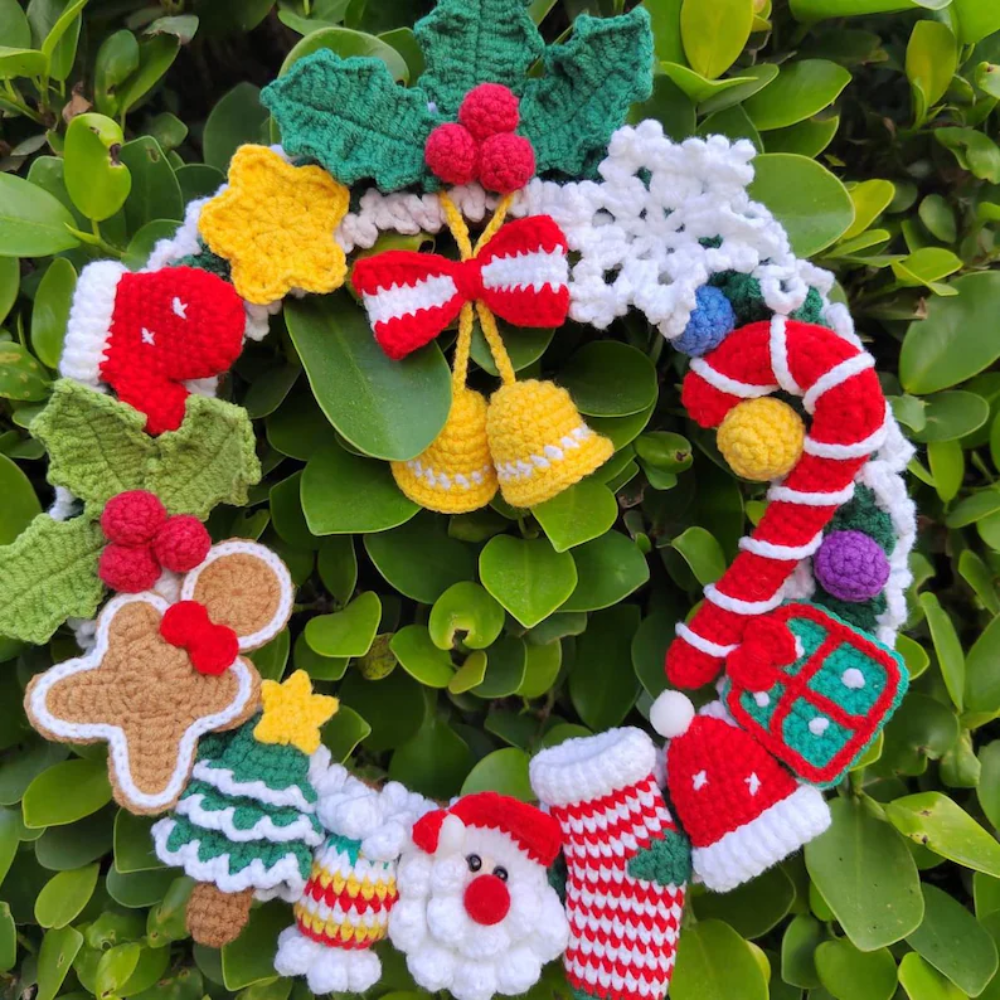 Christmas Wreath Crochet Pattern