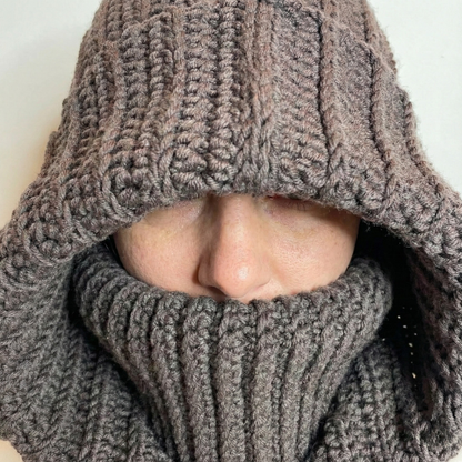Winter Hooded Cowl Crochet Pattern