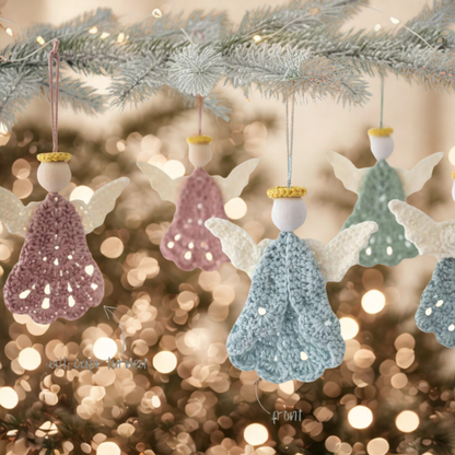 Angel Christmas Ornament Crochet Pattern