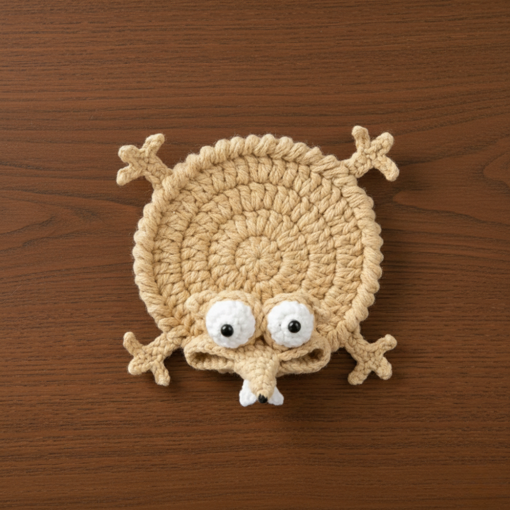 Scrat Coaster Crochet Pattern