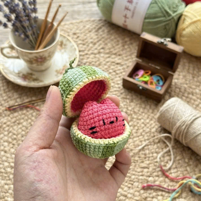 Combo Fruit Cat Crochet Pattern