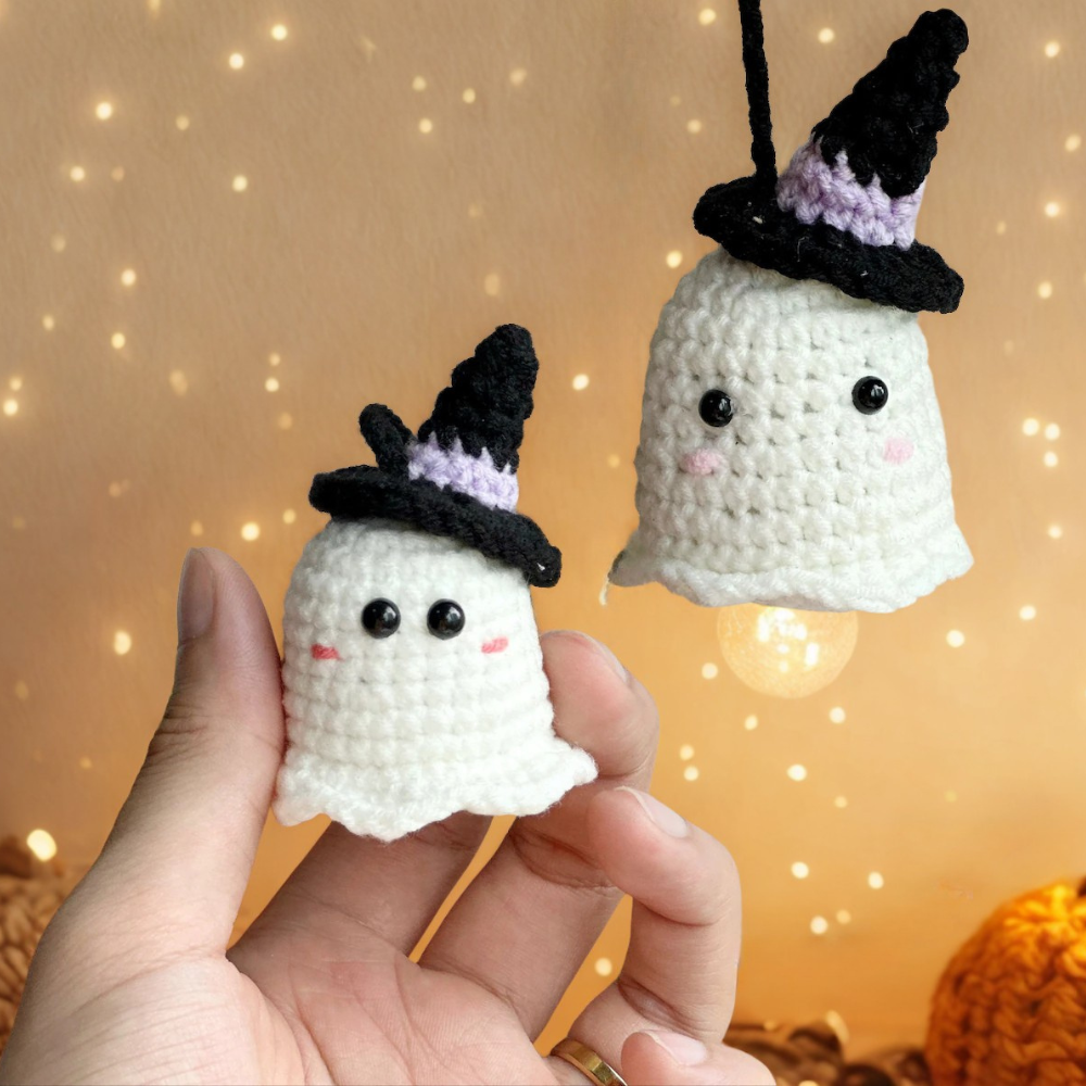 Ghost and Pumpkin Crochet Pattern