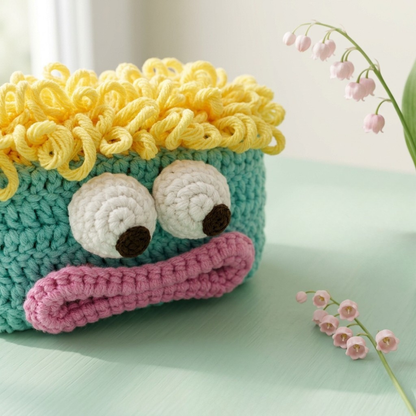 Cute Character Tissue Box Cover Crochet Pattern Bundle Cake & Bunny