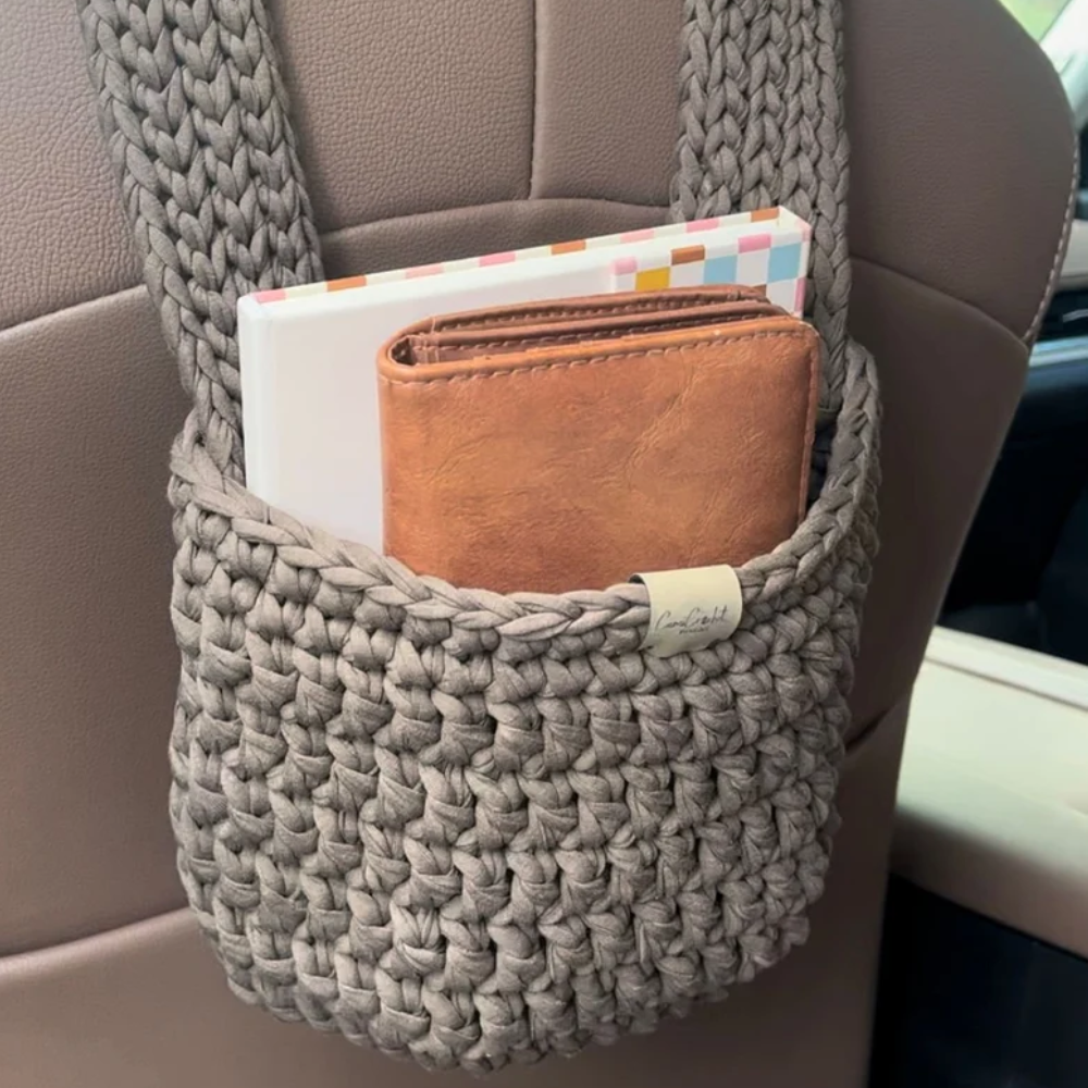 Crochet Car Basket Pattern