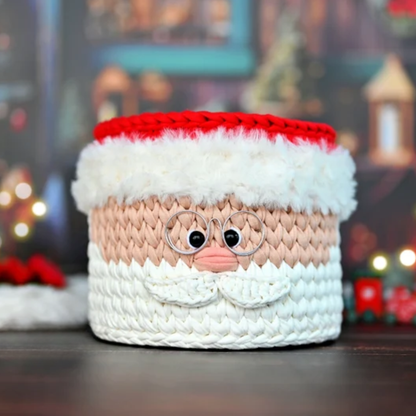Christmas baskets Crochet PATTERNS set