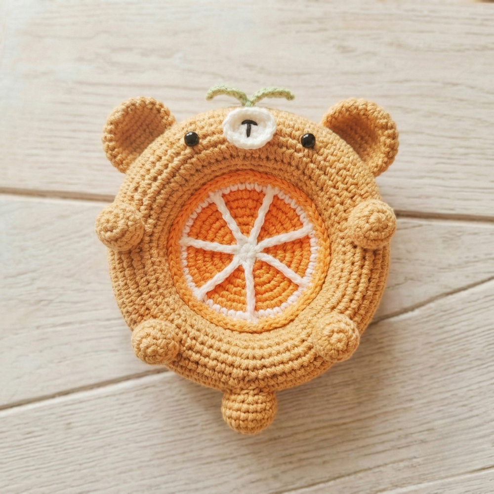 Cute Animal Fruit Coaster Crochet Pattern