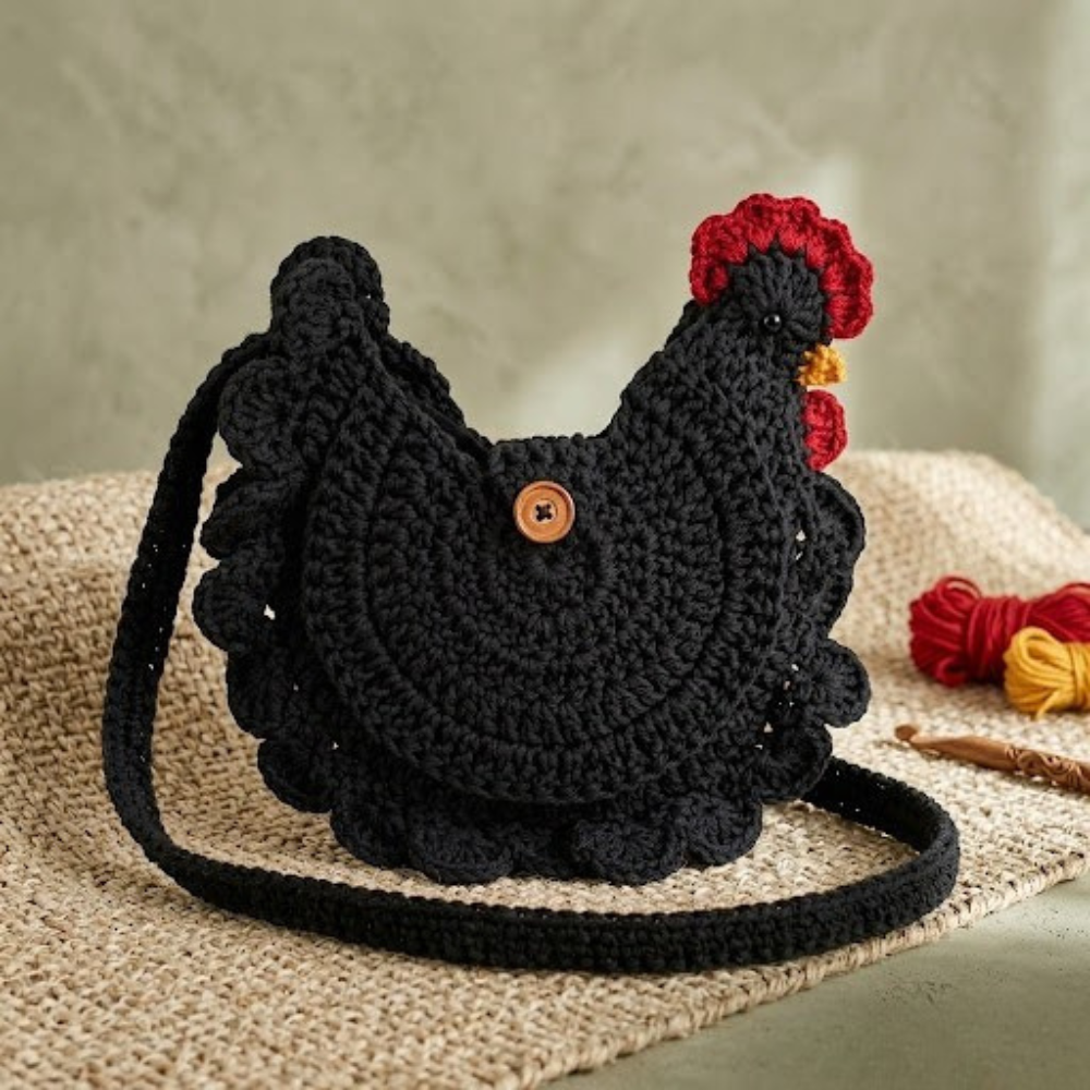 Chicken Bag Crochet Pattern