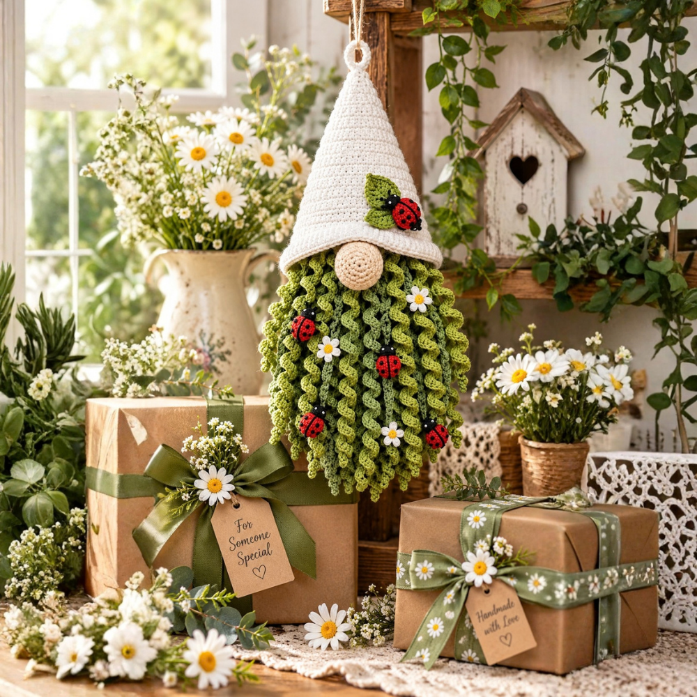 Crochet Christmas Tree Gnome Pattern