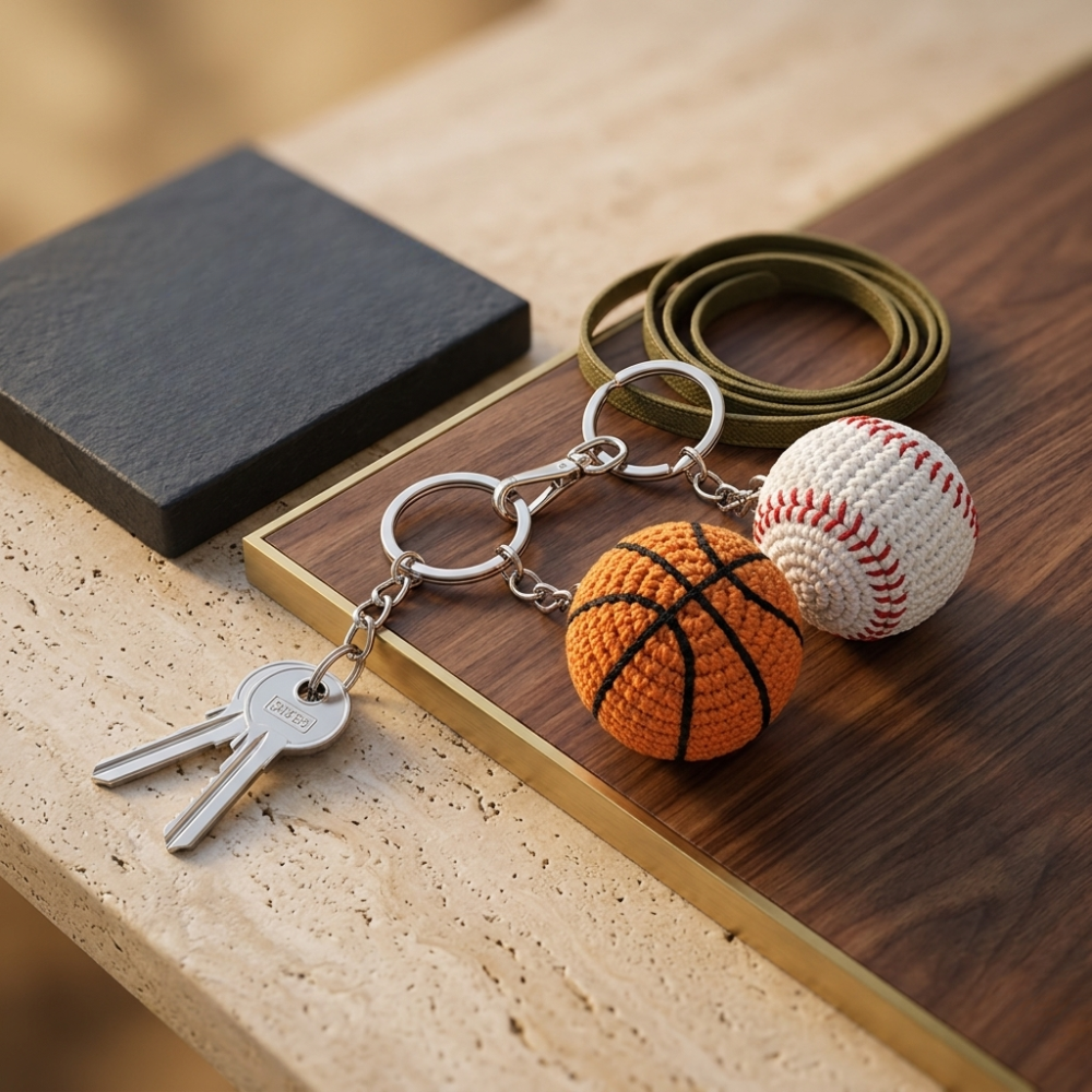 10in1 Sports Ball Keychain Crochet Pattern