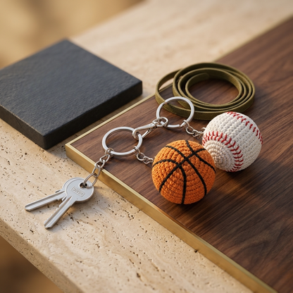 10in1 Sports Ball Keychain Crochet Pattern