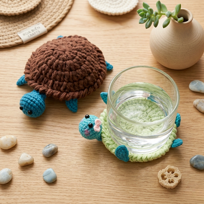 Turtle Coaster Crochet Pattern