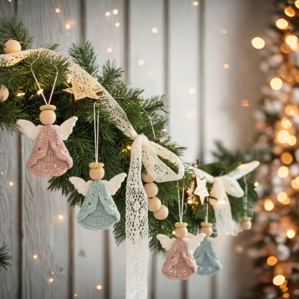 Angel Christmas Ornament Crochet Pattern