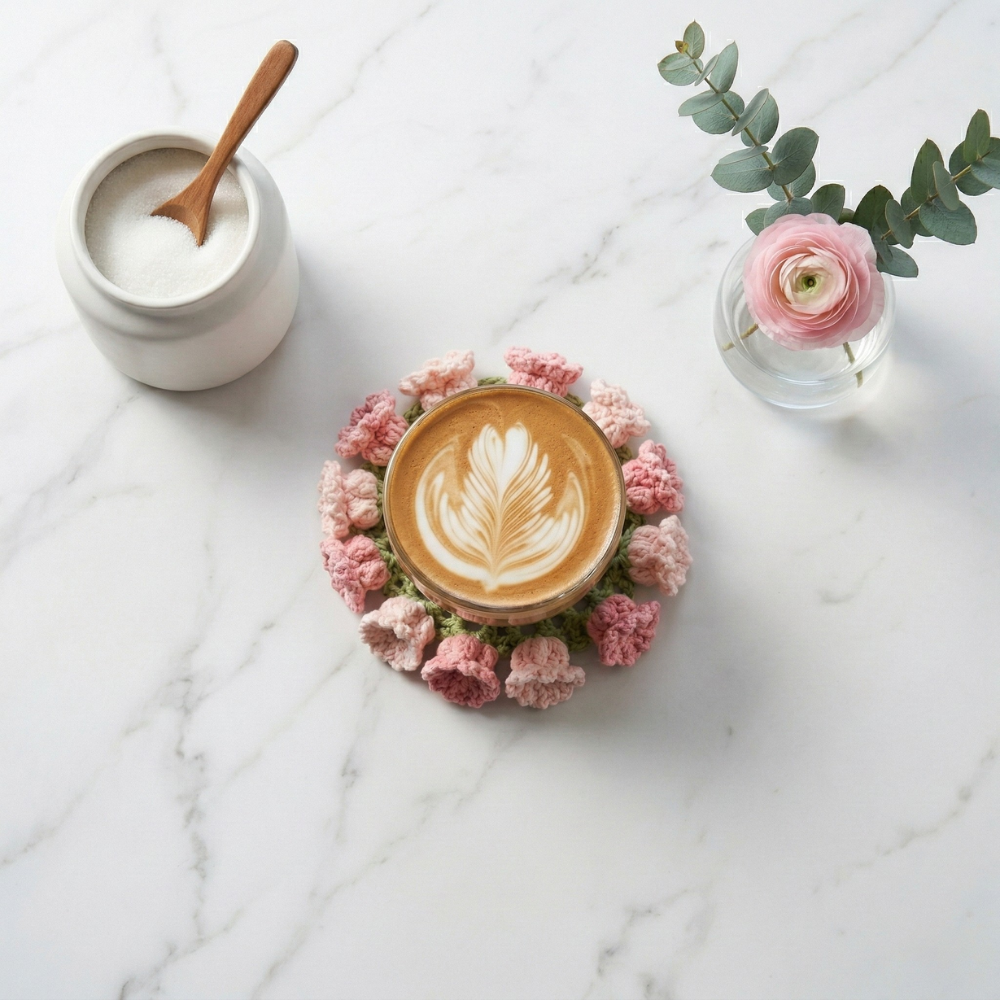 Floral Coaster Pattern