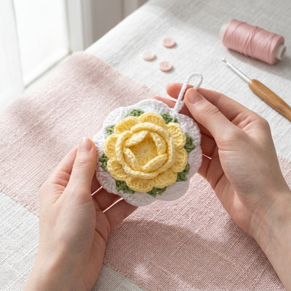 10-in-1 Water Bottle Holder, Mesh Bag & Bag Charm Crochet Pattern