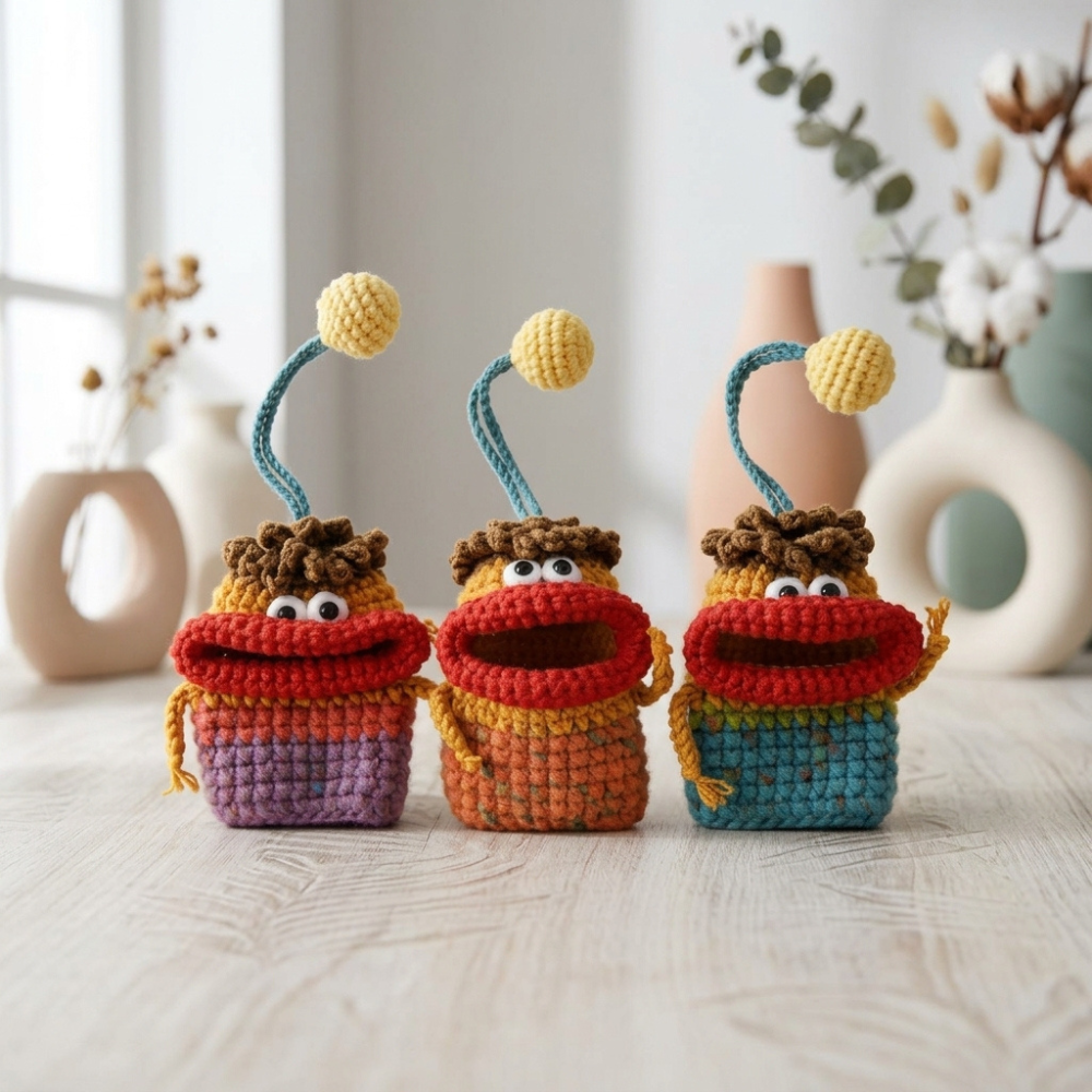 9 in 1 Monster Gang Amigurumi Crochet Pattern