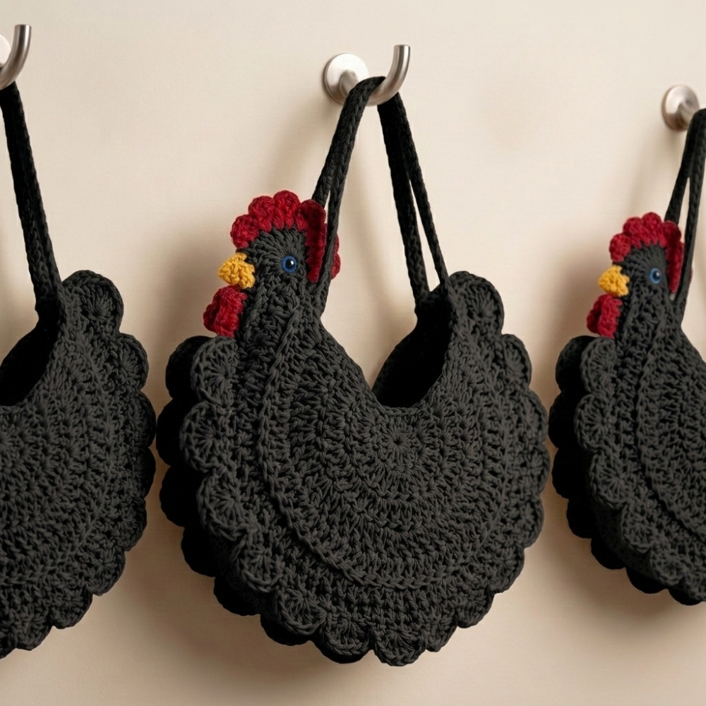 Chicken Bag Crochet Pattern