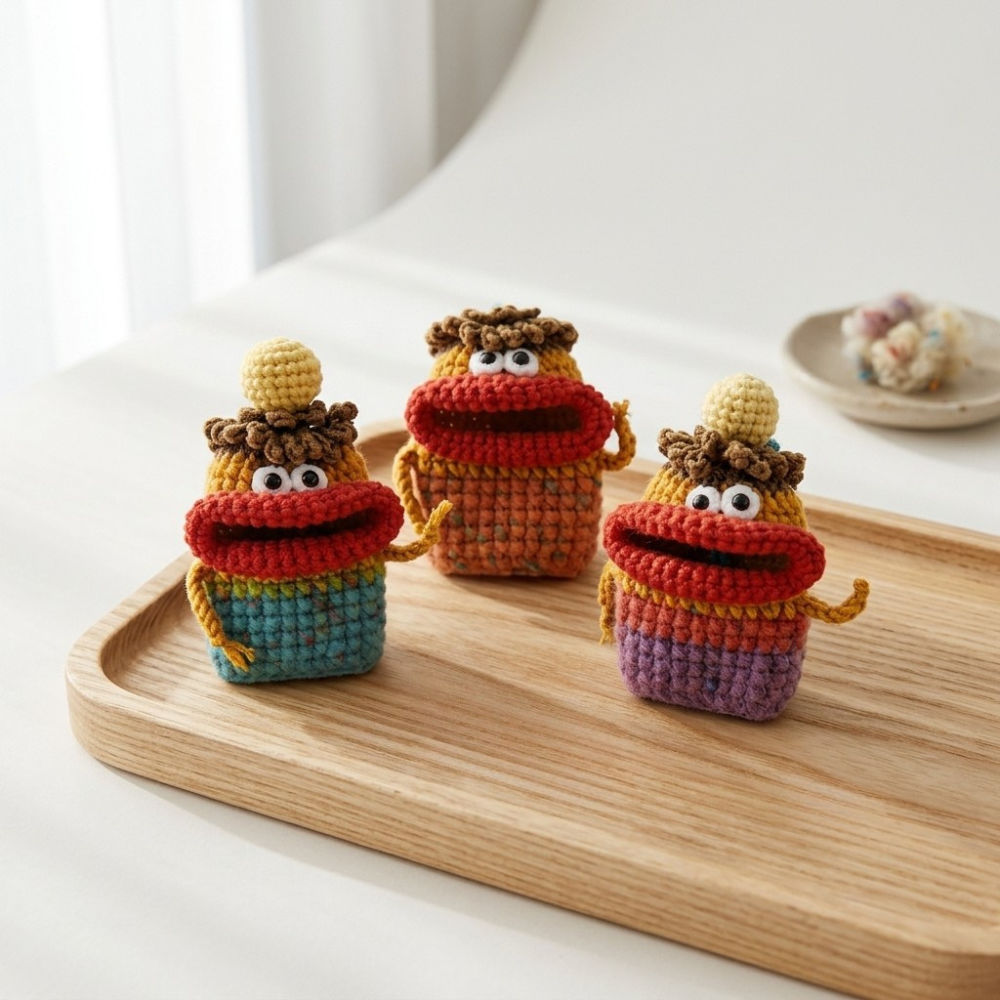 9 in 1 Monster Gang Amigurumi Crochet Pattern